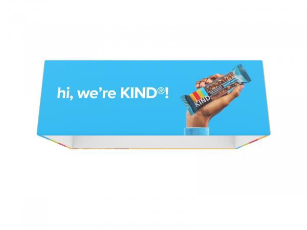 RE-196 (3D) Four-Sided Rectangle Hanging Sign -- View 2